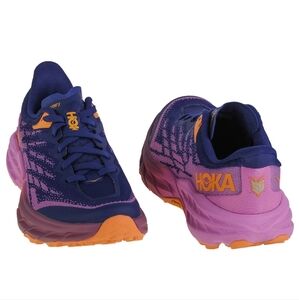 Hoka Speedgoat 5 women's trail shoes - bellwether 8.5B blue/cyclamen.NEW no box